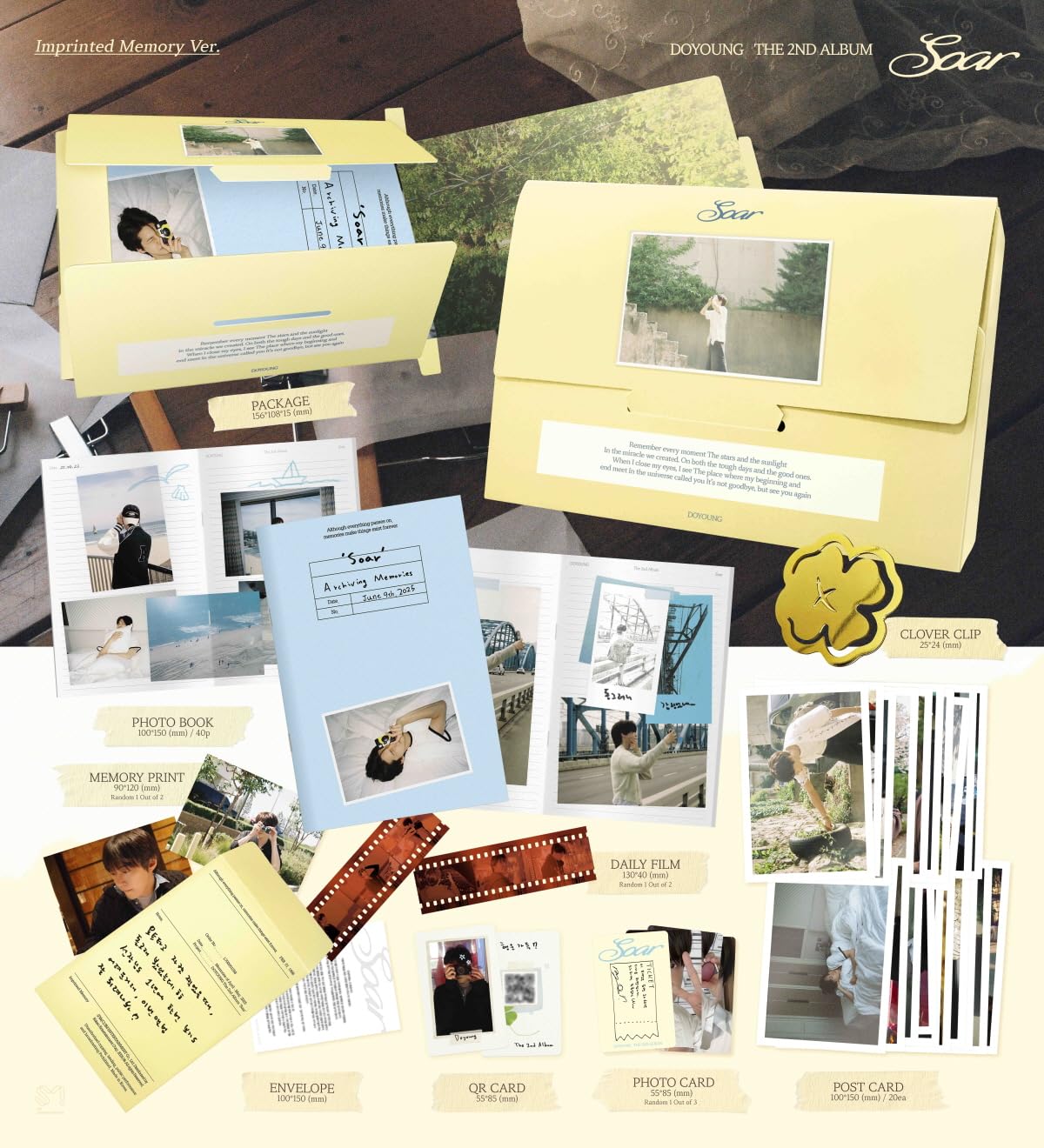 Amazon.co.jp: ドヨン DOYOUNG Soar 2nd Album [韓国盤] (Imprinted